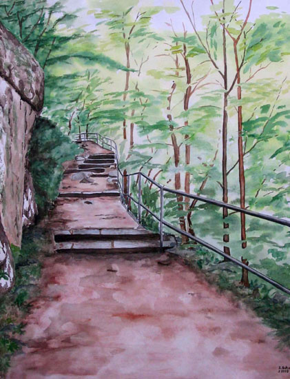 Weg im Ostharz